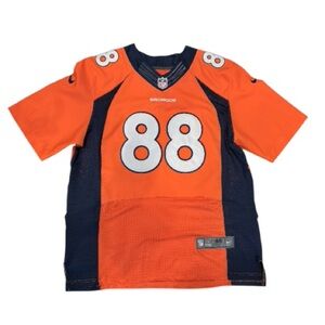 Men’s Size: 48 NFL Denver Broncos Nike Orange and Blue Thomas # 88 player Jersey